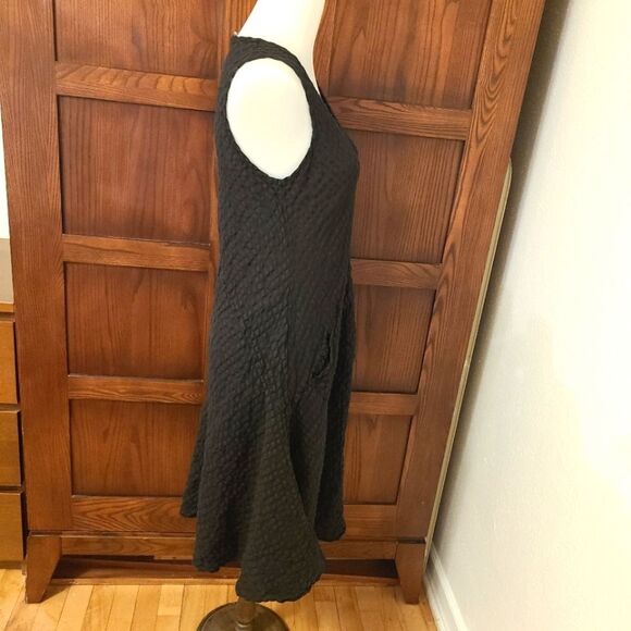 Luna Luz Tank Dress Black Linen Blend Size Small - Picture 6 of 9